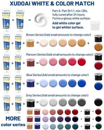 Marble granite repair kit 160g - kit,