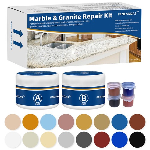Marble and granite repair - marble, kit